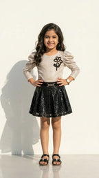 Midnight Sparkle Skirt Set