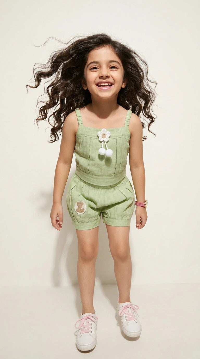 Meadow Bloom Playsuit Set