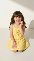 Sunshine Blossom Pocket Dress