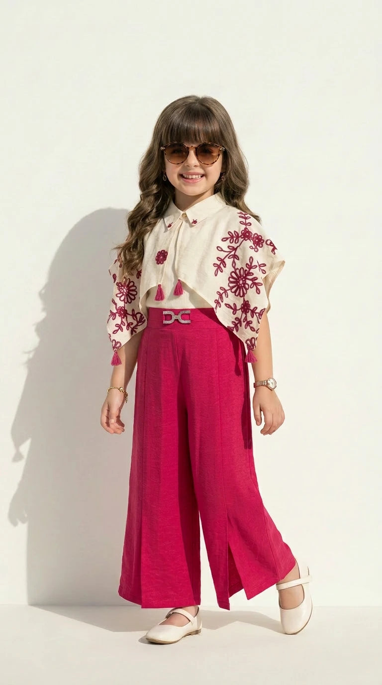 Fuchsia Bloom Statement Co-ord Set