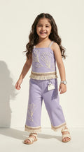 Lavender Bloom Boho Co-ord Set