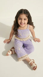 Lavender Bloom Boho Co-ord Set