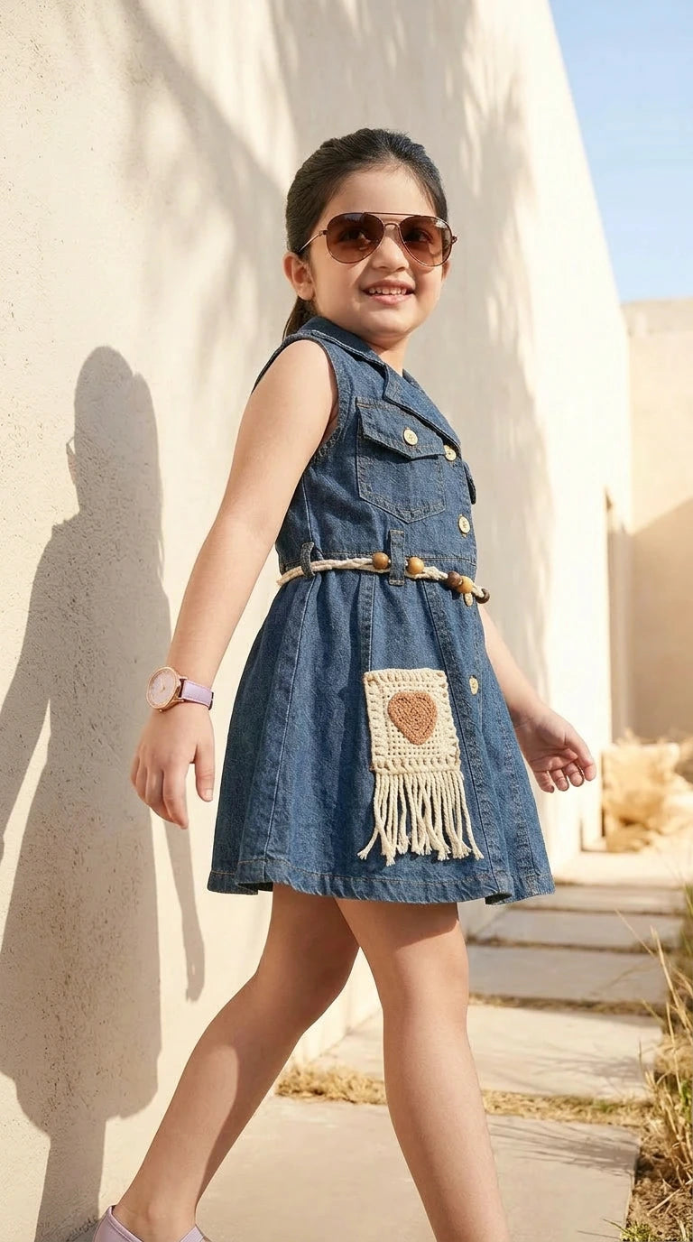 Denim Daisy Adventure Dress