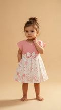 Pink Petal Charm Baby Dress