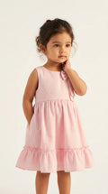 Blush Belle Ruffle Dress