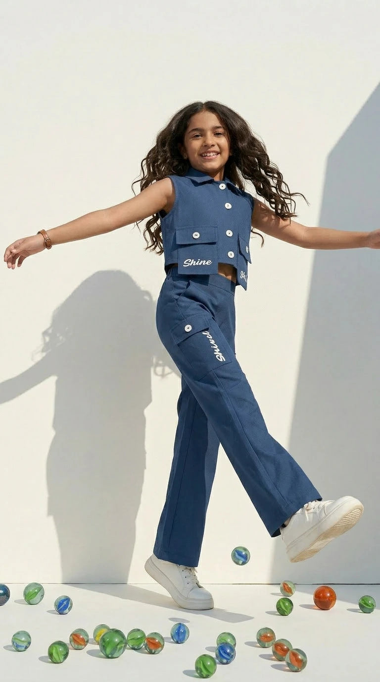 Shine Girl Utility Co-ord Set