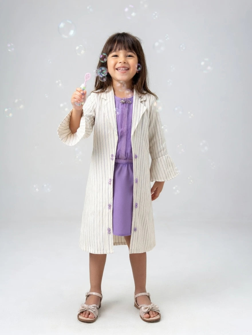 ETHNIA Lilac Dream Layered Dress Set