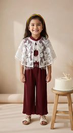 ETHNIA Royal Wine Co-ord Set
