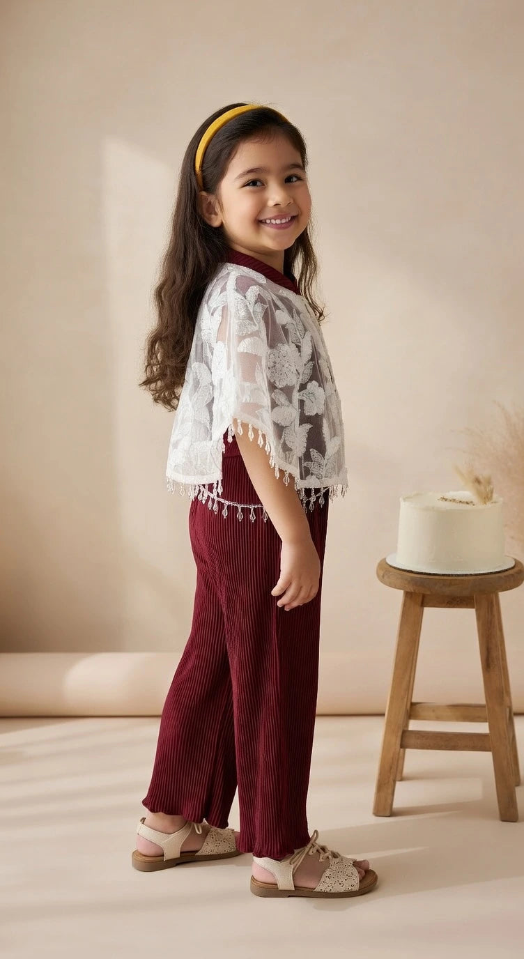 ETHNIA Royal Wine Co-ord Set