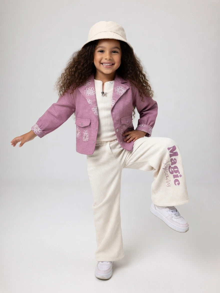ETHNIA Mauve Magic Co-ord Set
