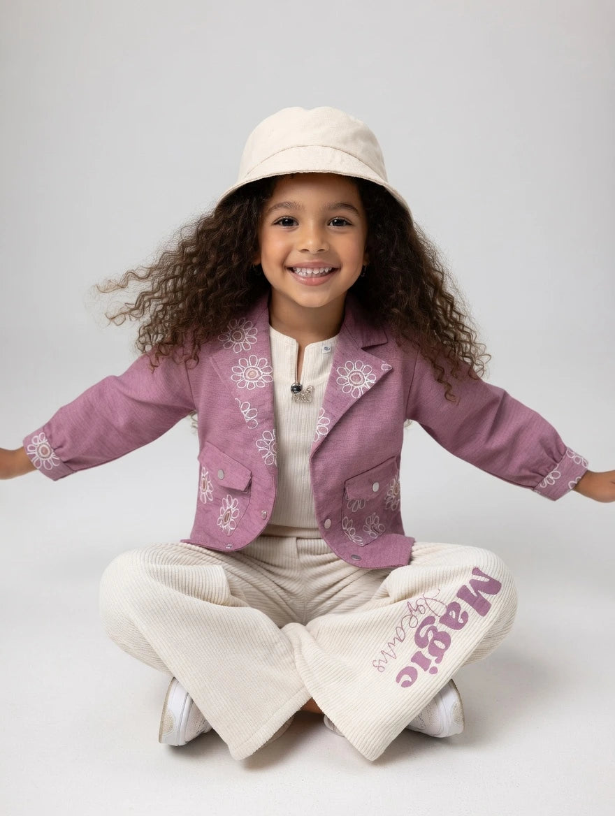 ETHNIA Mauve Magic Co-ord Set