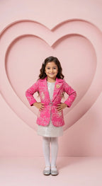 ETHNIA Pink Chic Blazer Set
