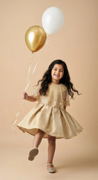 Champagne Gold Party Dress