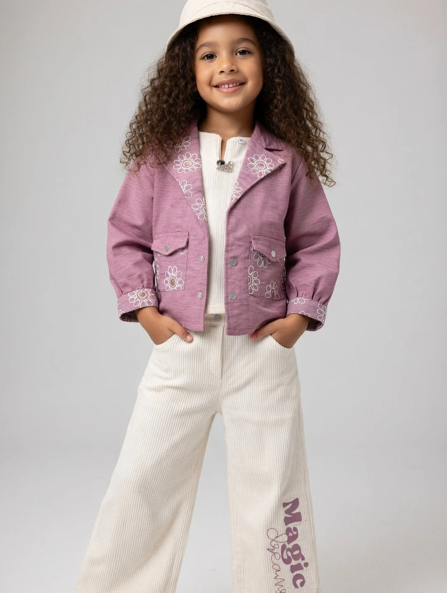 ETHNIA Mauve Magic Co-ord Set