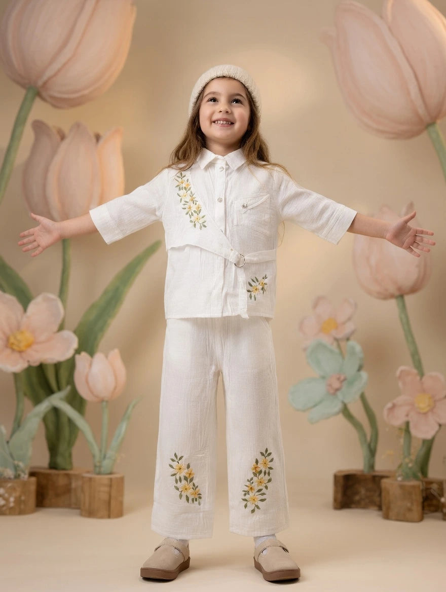 ETHNIA Garden Bloom Linen Co-ord Set