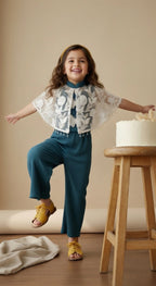 ETHNIA Teal Dream Co-ord Set