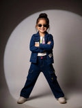 ETHNIA Urban Star Denim Co-ord Set
