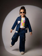 ETHNIA Urban Star Denim Co-ord Set