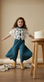 ETHNIA Teal Dream Co-ord Set