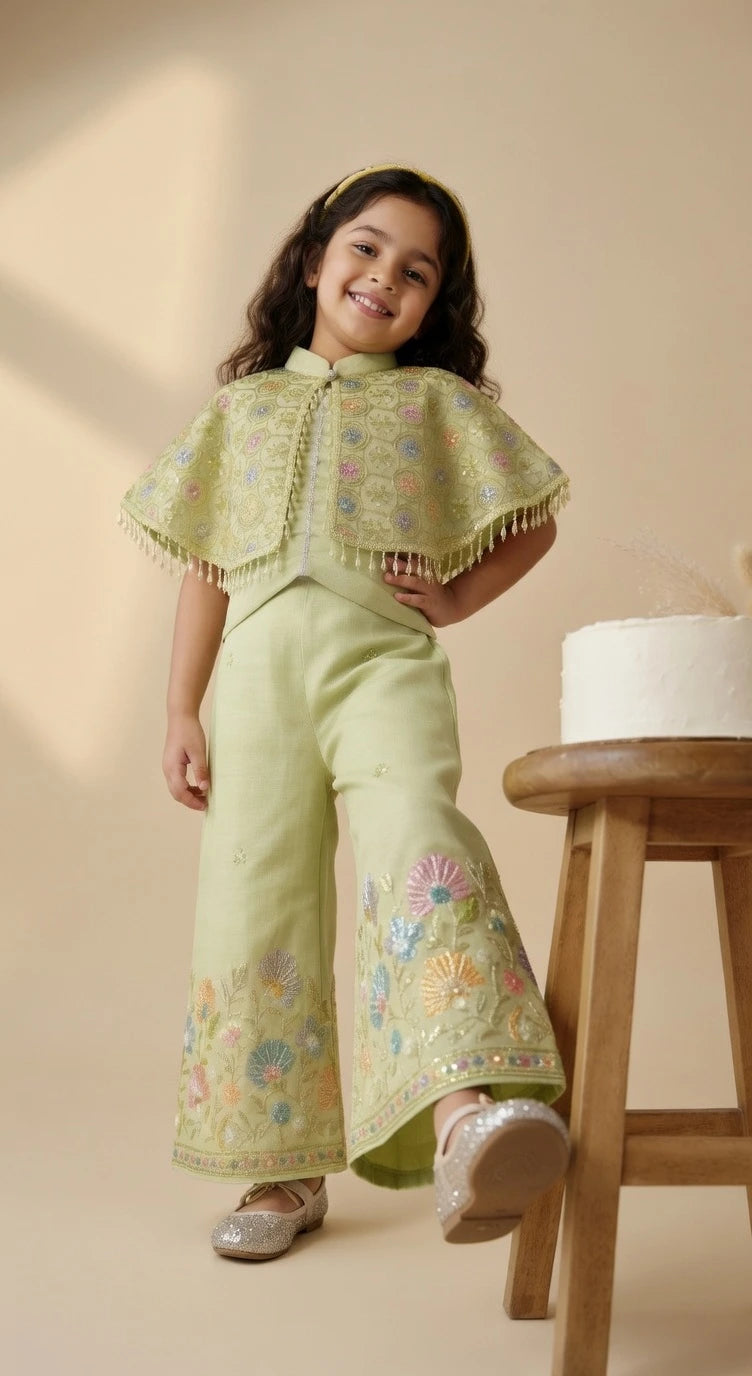 ETHNIA Mint Blossom Co-ord Set