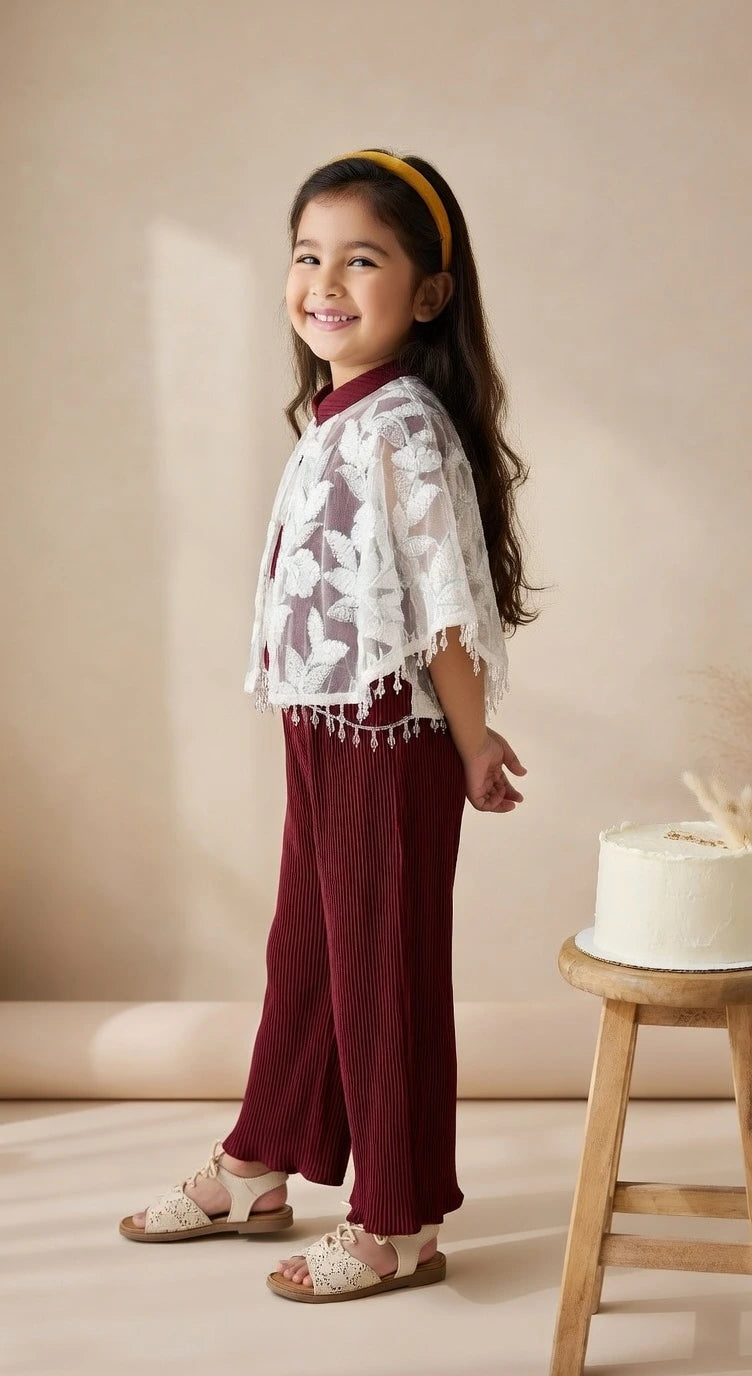 ETHNIA Royal Wine Co-ord Set