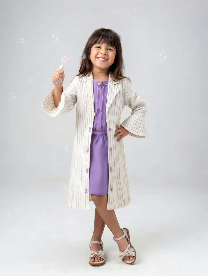 ETHNIA Lilac Dream Layered Dress Set