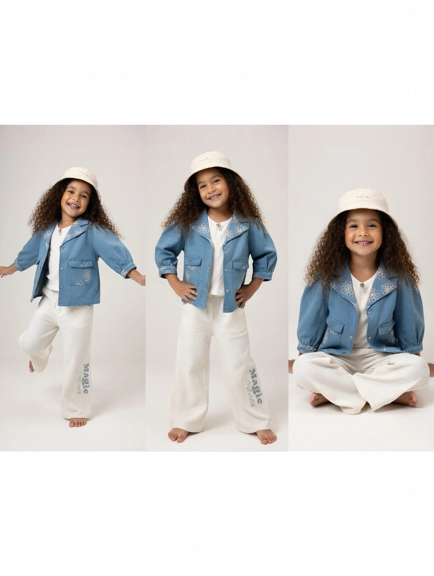 ETHNIA Sky Bloom Layered Set