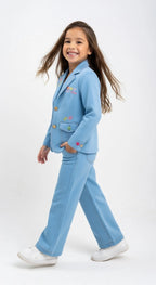 ETHNIA Sky Bloom Blazer Co-ord Set