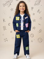 ETHNIA Happy Patch Denim Co-ord Set