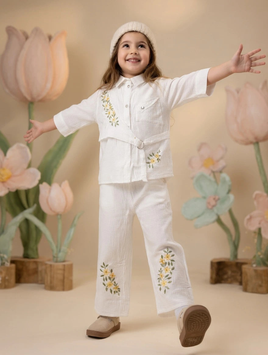 ETHNIA Garden Bloom Linen Co-ord Set