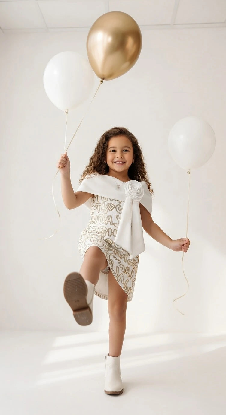 ETHNIA Ivory Grace Dress